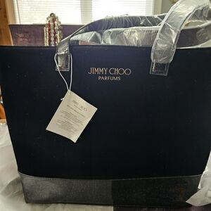Jimmy Choo Men's Or Womens Large Purse in Black